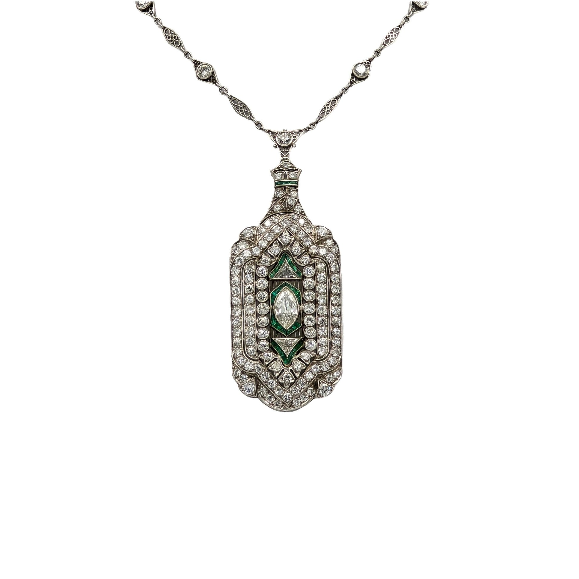 Art Deco Diamond Necklace