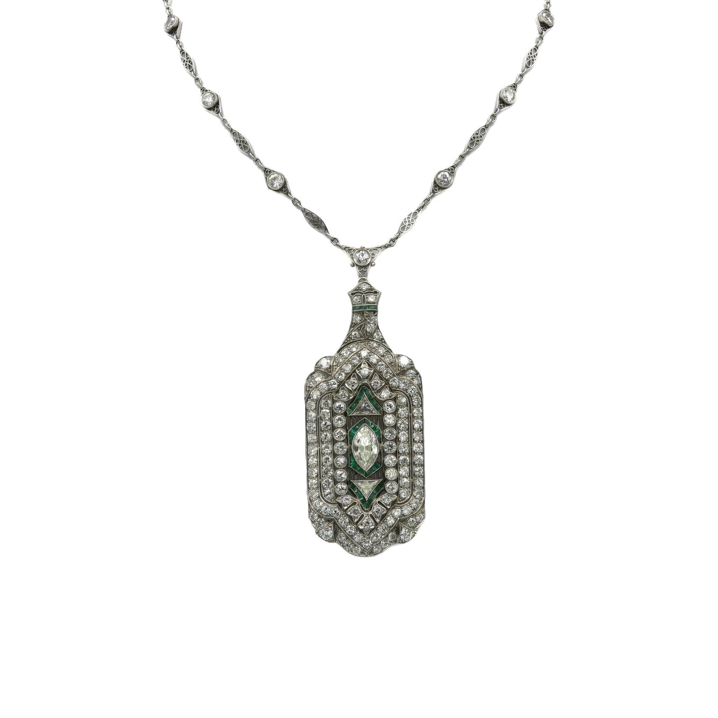 Art Deco Diamond Necklace