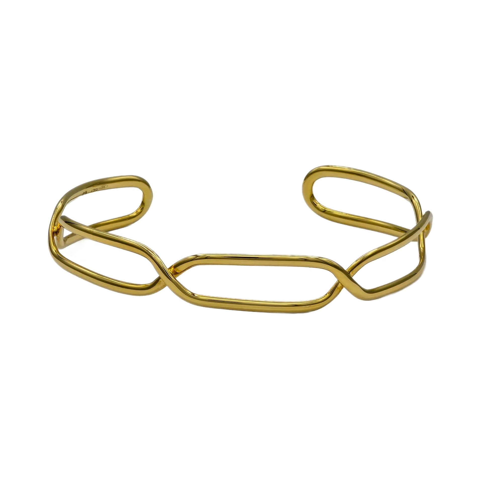 14K Yellow Gold Cuff Bracelet