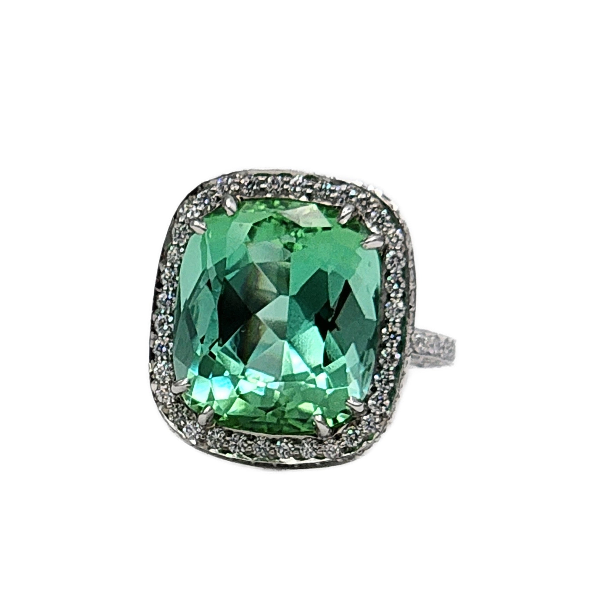 Bluish hot sale green diamond