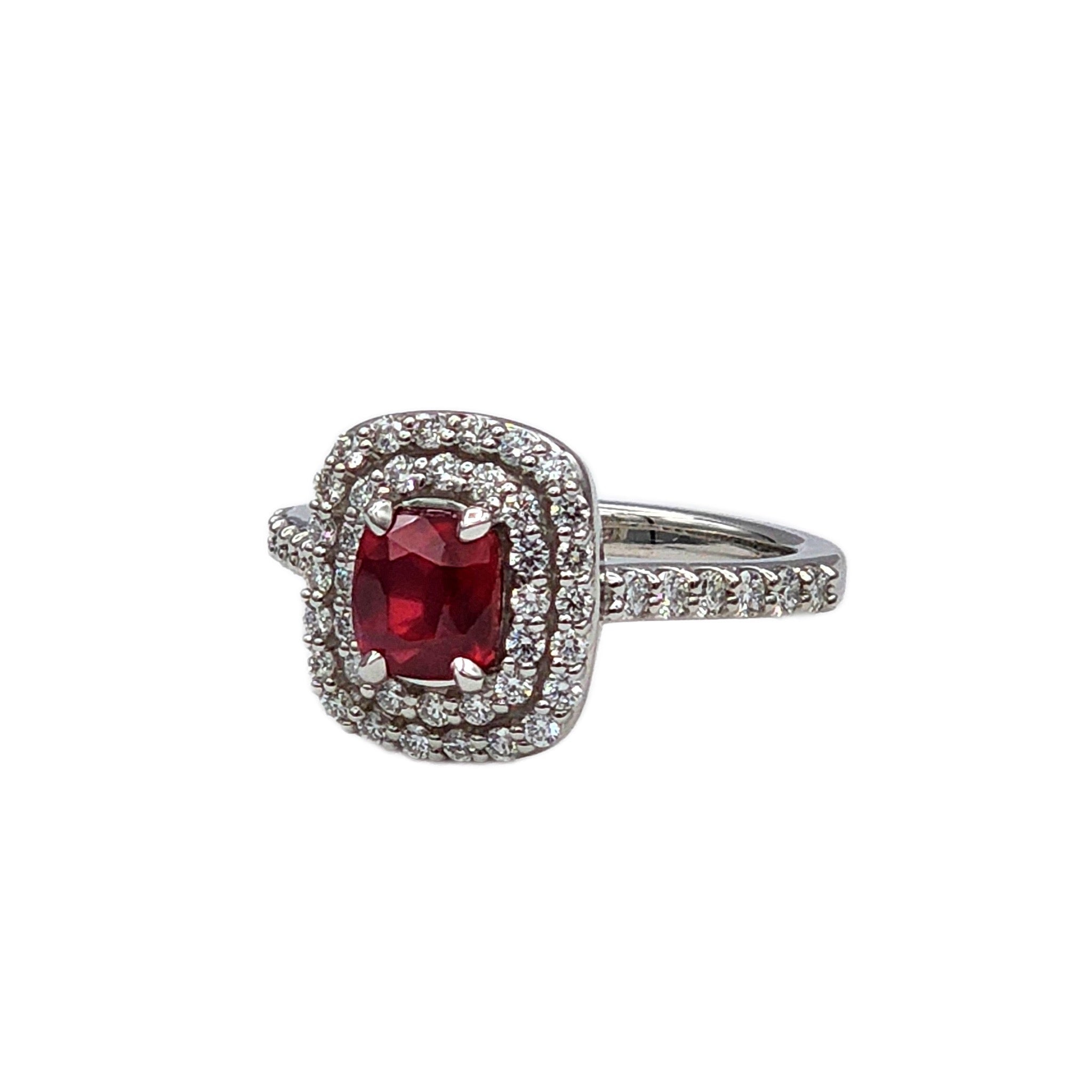 Untreated on sale ruby ring